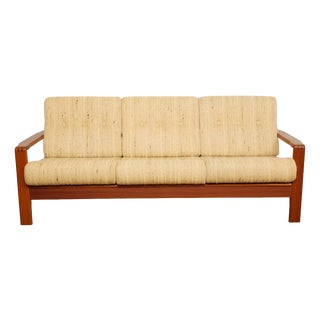 Vintage Three-Seater Sofa in Teak For Sale