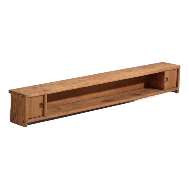 Antique Pine Low Sideboard For Sale