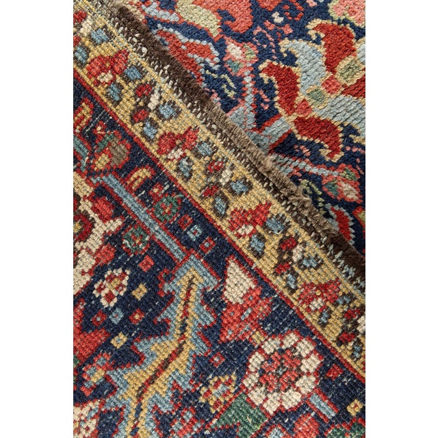 1920s Antique Persian Heriz/Serapi Rug-9′4″ × 12′1″ For Sale - Image 15 of 15