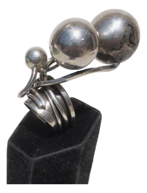 Sterling Silver Modernist Ring by Rachel Gera