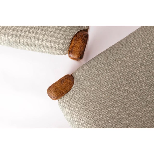 Vintage Oak Dining Chairs by Alb Johansson & Söner, 1960s, Set of 4 For Sale - Image 9 of 11