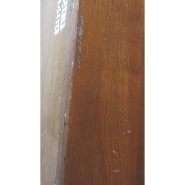 1980s Ethan Allen Georgian Court Cherry Nightstand Table For Sale - Image 9 of 10