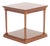 Empire Style Two-Tier Walnut Side Table For Sale
