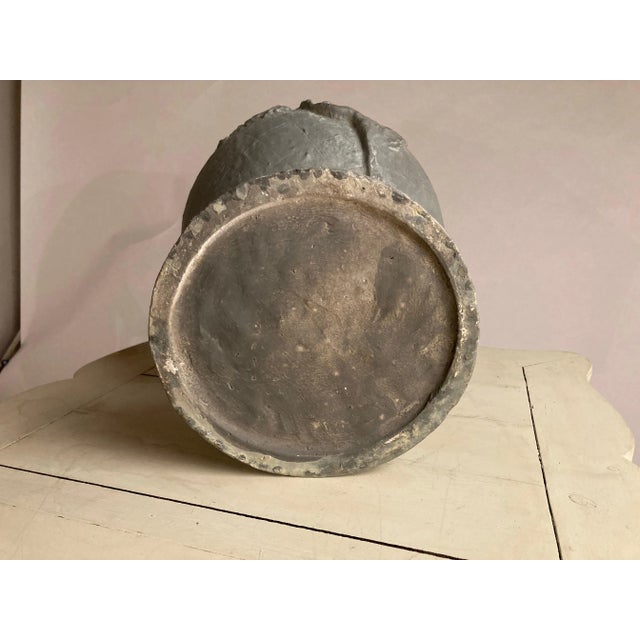 Mid 20th Century Serge Roche Style Plaster Globe of the Earth For Sale - Image 9 of 13