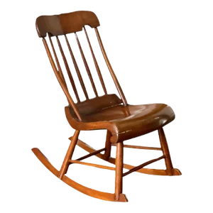 American 18th Century Handcrafted Child's Boston Rocker