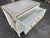 2020s Louis XVI Italian Nightstand in Glazed White & Gold Leaf For Sale - Image 5 of 5