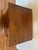 Brown Vintage Wood Cabinet With Drawer and Pull-Out Table For Sale - Image 8 of 9