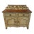 Vintage Woodland Furniture French Provincial Distressed Painted Buffet – Grape Motif For Sale