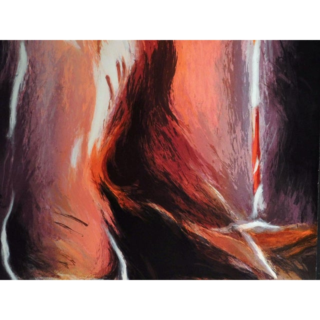 "Ritual" Original Limited Edition Serigraph by Larry Fodor Hand signed, numbered & titled by the artist Image Size: 40" x...