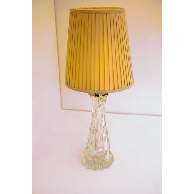 Crystal Glass Table Lamp by Carl Fagerlund for Orrefors For Sale - Image 9 of 15