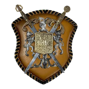 Vintage Coat of Arms Wall Plaque From Spain