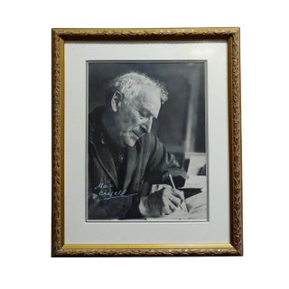 Portrait of Marc Chagall - Original 8x10 Photograph -Signed -C1960s For Sale