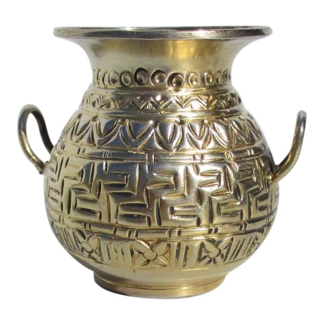 Zolotas Minature Silver Ancient Vase For Sale