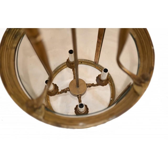 Victorian Lantern Ormolu Hanging Architectural Light For Sale - Image 10 of 11