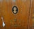 2000 - 2009 Regency Adams Style Demi Lune Cabinet in Satinwood For Sale - Image 5 of 7