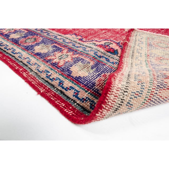 Mid 20th Century Home Decor Oushak Turkish Rug For Sale - Image 9 of 10