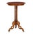 late 19th century mahogany bobbin turned occasional table circa 1890. scalloped shaped circular top, which sits on a stem...