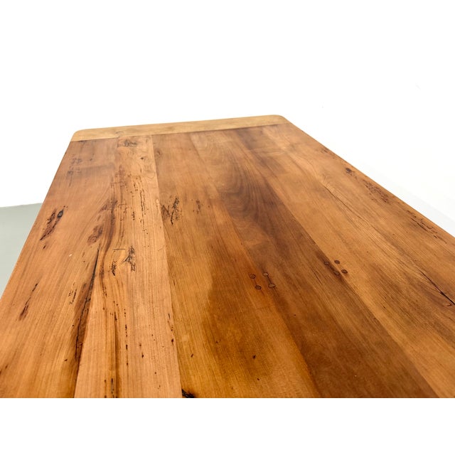Farmhouse Table in Cherry Wood, 1880 For Sale - Image 18 of 18