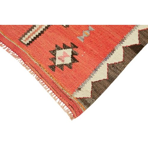 Vintage Kilim Runner Rug For Sale - Image 4 of 7