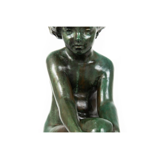 American Bronze Sculpture Fountain “Undine” (1914) by Edward Berge For Sale - Image 6 of 18