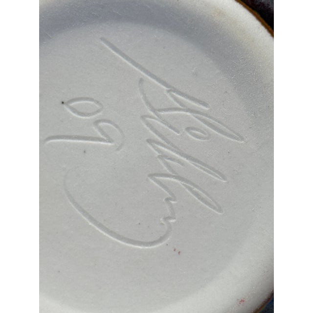 Signed Trent Gibbs Studio Pottery Ikebana Flower Frog, 2009 For Sale - Image 4 of 7