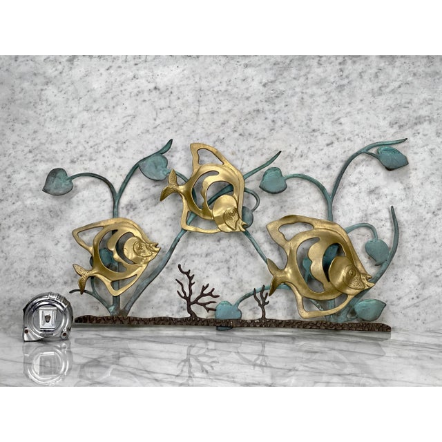 An Oceanic Reef Fish Wall Hanging Sculpture, c.1960. This Wall Hanging Sculpture would look exceptional while displayed in...