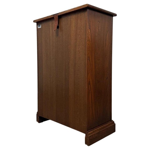 Wood Small Antique Oak Open Bookcase, 1900s For Sale - Image 7 of 12