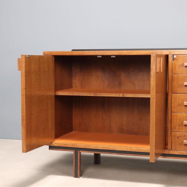 Mid-Century Walnut Veneer Sideboard, 1960s For Sale - Image 3 of 10