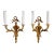 French Louis XVI Style Dore Bronze Wall Sconces-A Pair For Sale