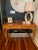 Boho Chic Vintage Bohemian Boho Chic Rattan Bamboo Writing Desk For Sale - Image 3 of 12