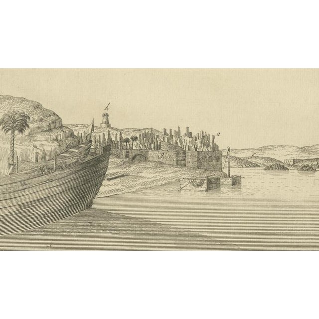 Mid 18th Century Syene and Elephantine Island Egypt Engraving, 1755, Paper For Sale - Image 5 of 10