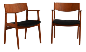 Armchairs by Henning Kjærnulf for Sorø Stolefabrik, 1960s, Set of 2