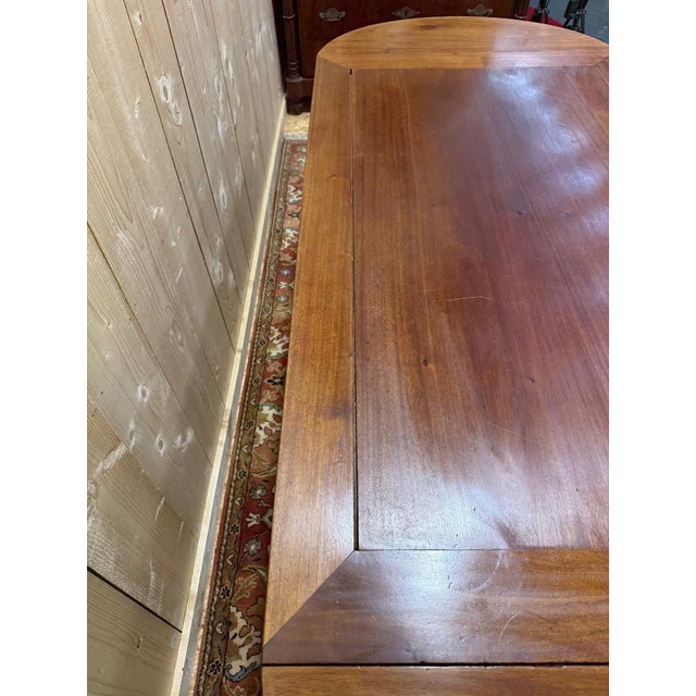 Louis Philippe Farmhouse Table with Drop Leaves in Mahogany For Sale - Image 6 of 8