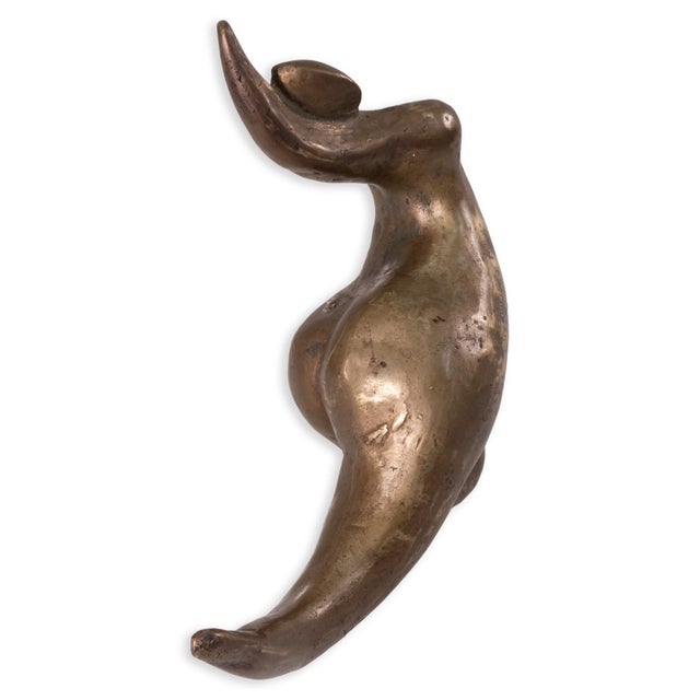 Richard Kozlow - Untitled (Abstract Figurative), 1996 Modernist Bronze Sculpture For Sale - Image 4 of 7