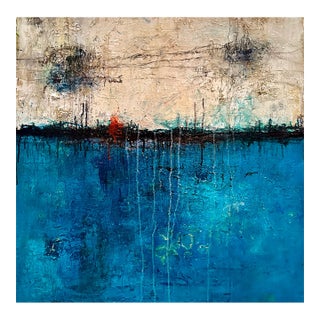 Untitled Blue Abstract Landscape For Sale