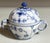Mid-Century Modern Vintage Royal Copenhagen Blue Fluted Twin Handled Sugar Bowl For Sale - Image 3 of 5