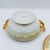 Japanese Vintage Japanese Ivory and 22k Gold Lidded Serving Dish With Pedestal Base For Sale - Image 3 of 8