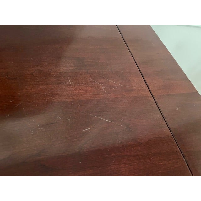 Ethan Allen Georgian Court Solid Cherry Traditional Flip Top Server For Sale - Image 11 of 11