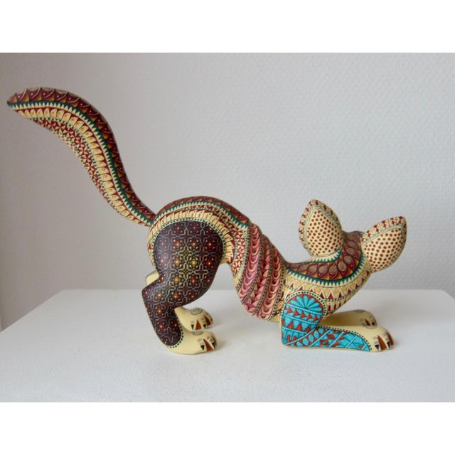 Mexican Artist, Hand Carved Alebrije Dog, 2000s, Copal For Sale - Image 3 of 8