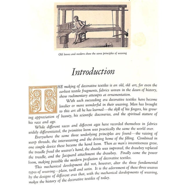 White "The Development of Various Decorative and Upholstery Fabrics" 1924 For Sale - Image 8 of 12