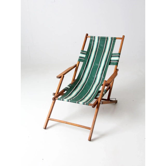 Mid 20th Century Mid-Century Deck Chair For Sale - Image 5 of 13