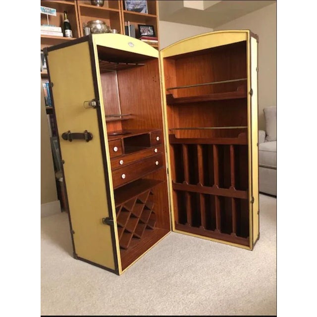 Vintage Steamer Trunk Bar Chairish