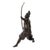 Japanese Bronze Figure of Samurai Archer, 1800s For Sale - Image 6 of 8
