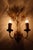 Hollywood Regency Golden Wall Lamps with Daffodil Flowers Made of Murano Glass, 1960s, Set of 2 For Sale - Image 3 of 12
