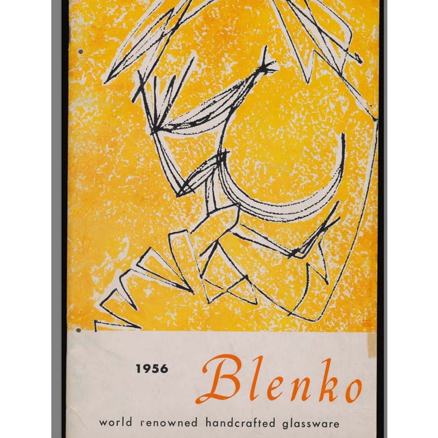 1950s Blenko Orchid Double Spout Water Bottle For Sale - Image 15 of 17