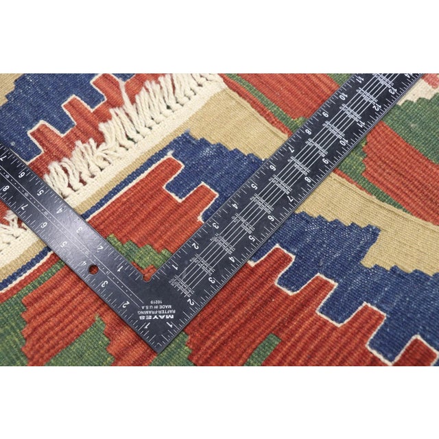 Late 20th Century Vintage Persian Shiraz Kilim Rug - 02'01 X 03'00 For Sale - Image 5 of 9