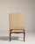 A stately Louis XVI style throne chair defined by its high back, straight lines, and neoclassical symmetry. Unlike the...