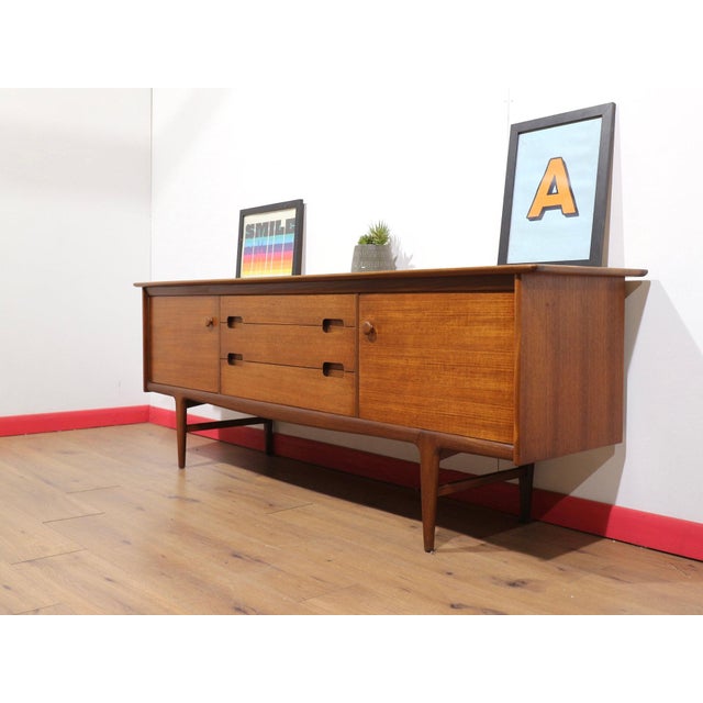 Mid 20th Century Mid Century Modern Teak Afromosia Credenza Sideboard by Younger For Sale - Image 5 of 15