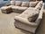 Arhaus Beige Four-Piece Sectional Sofa Attributed to Arhaus Camden-Style For Sale - Image 4 of 9