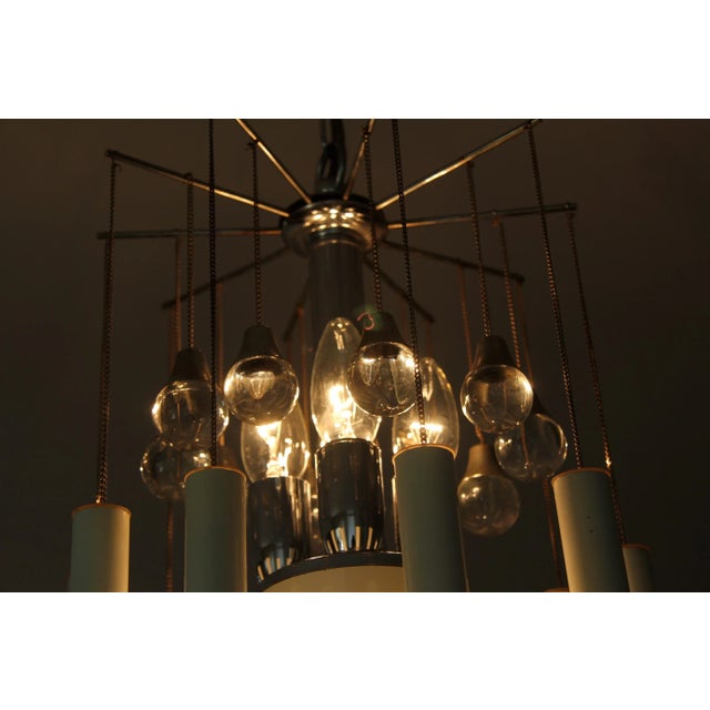 Small Italian Chandelier, 1970s For Sale - Image 9 of 14